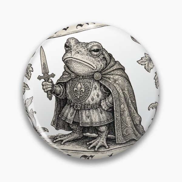 Item preview, Funny Frog Knight I Do Not Dream Of Labor Medieval Meme designed and sold by CoolCrazyChaos.