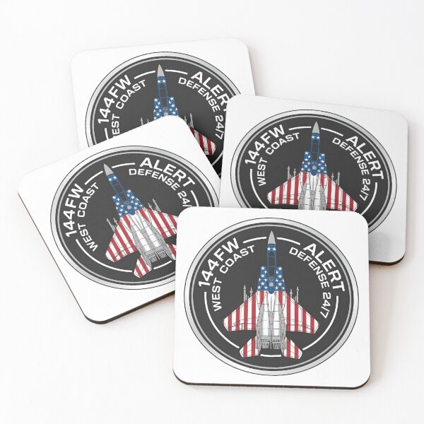 Item preview, USAF 144th Fighter Wing West Coast Defense Alert 24/7 Emblem    designed and sold by CharlieDesings.