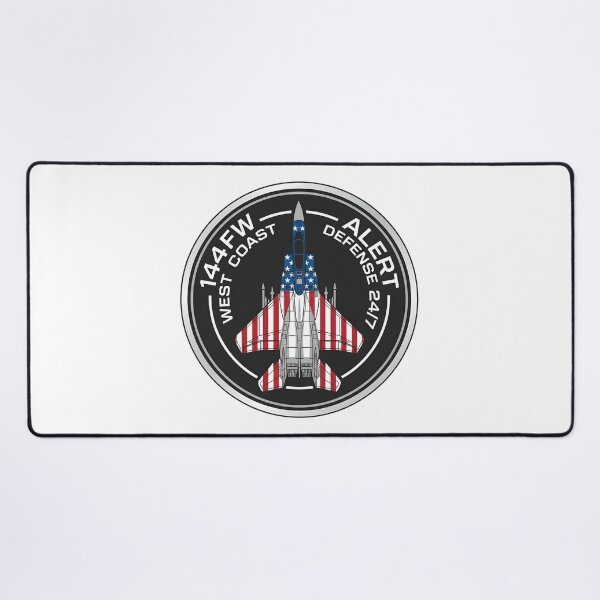 Item preview, USAF 144th Fighter Wing West Coast Defense Alert 24/7 Emblem    designed and sold by CharlieDesings.