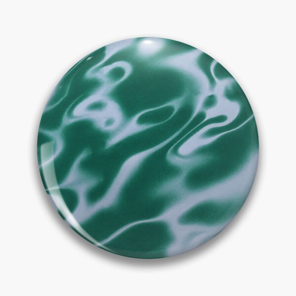 Item preview, Emerald Green Blue Liquid Wavy Pattern designed and sold by imaniko.
