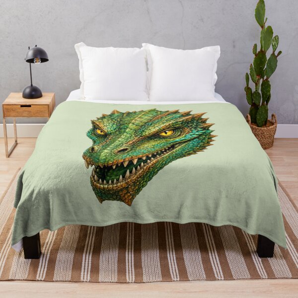 Artikelvorschau, Teal Dragon Head with Open Gaze entworfen und verkauft von design-rebell.