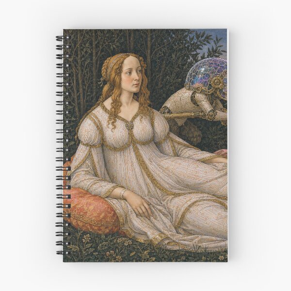 Item preview, Venus and Mars Left Panel Cyber Renaissance Art Print designed and sold by DMarquiseArt.