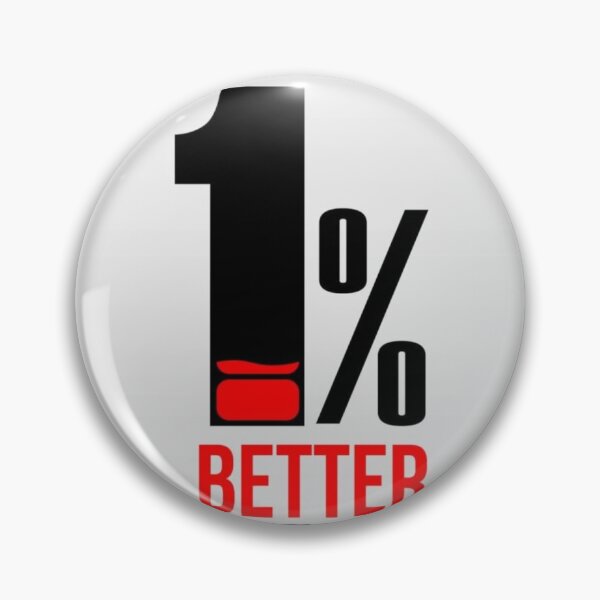 Item preview, 1% better every day - motivation positive quote designed and sold by Freedom Line Studio.