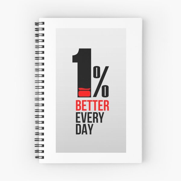 Item preview, 1% better every day - motivation positive quote designed and sold by Freedom Line Studio.