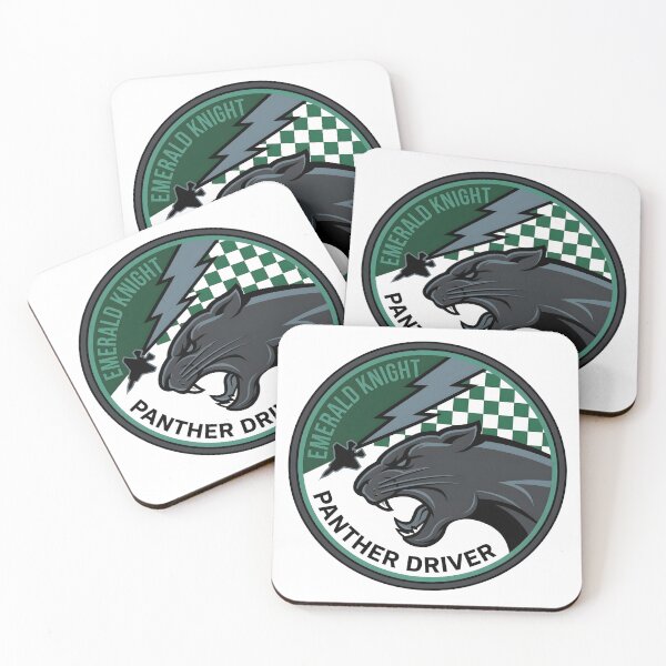 Item preview, USAF 308th Fighter Squadron Emerald Knights Panther Driver Emblem designed and sold by CharlieDesings.