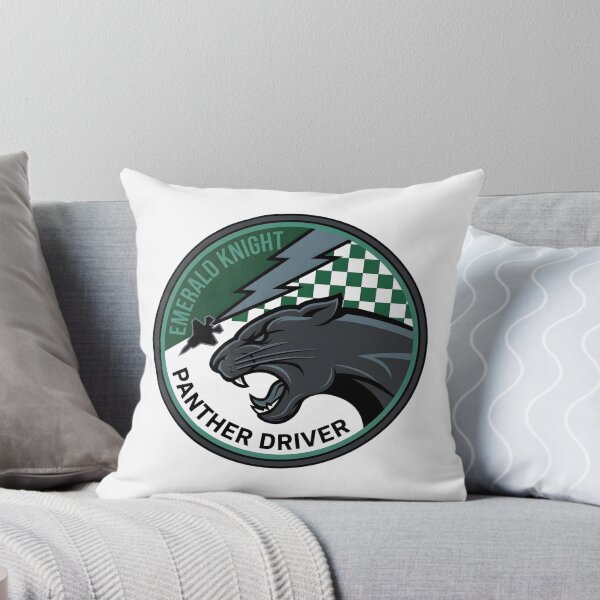 Item preview, USAF 308th Fighter Squadron Emerald Knights Panther Driver Emblem designed and sold by CharlieDesings.