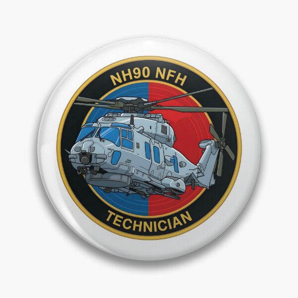 Item preview, NH90 NFH Naval Frigate Helicopter Technician Emblem designed and sold by CharlieDesings.