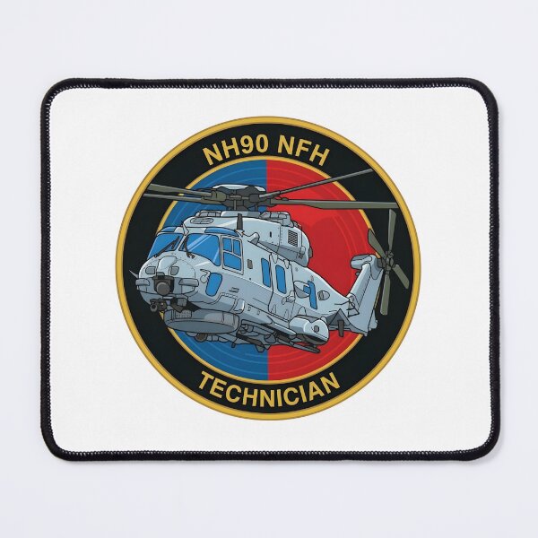 Item preview, NH90 NFH Naval Frigate Helicopter Technician Emblem designed and sold by CharlieDesings.