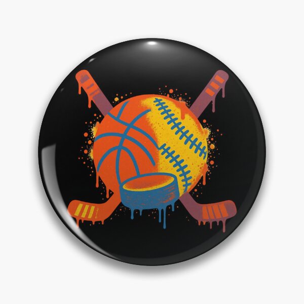 Item preview, Basketball Baseball Hockey Triple Sports Fan Design designed and sold by RDproject.