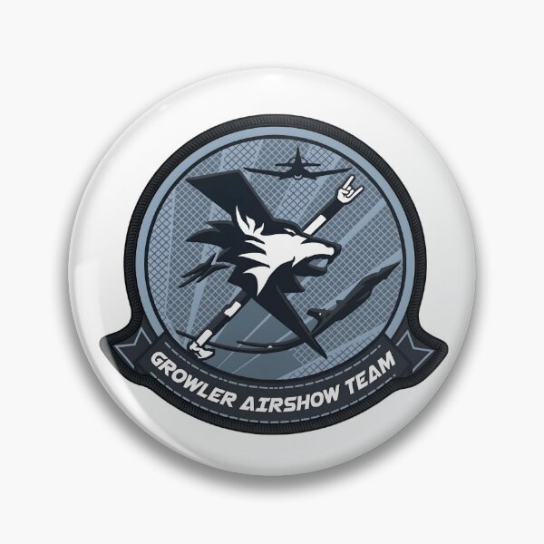 Artikelvorschau, Emblem des US Navy Growler Airshow Demonstration Teams entworfen und verkauft von CharlieDesings.