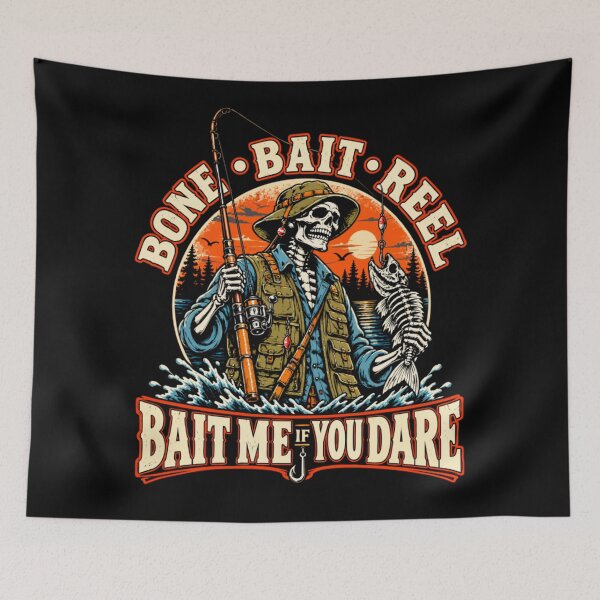Item preview, BAIT ME IF YOU DARE - HALLOWEEN FISHERMAN designed and sold by Santanu1990.
