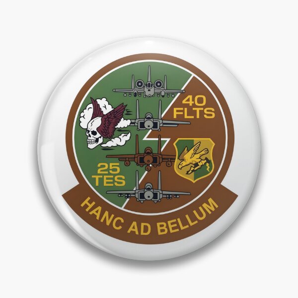 Item preview, USAF 40th FLTS & 25th TES Hanc Ad Bellum Flight Test Patch    designed and sold by CharlieDesings.