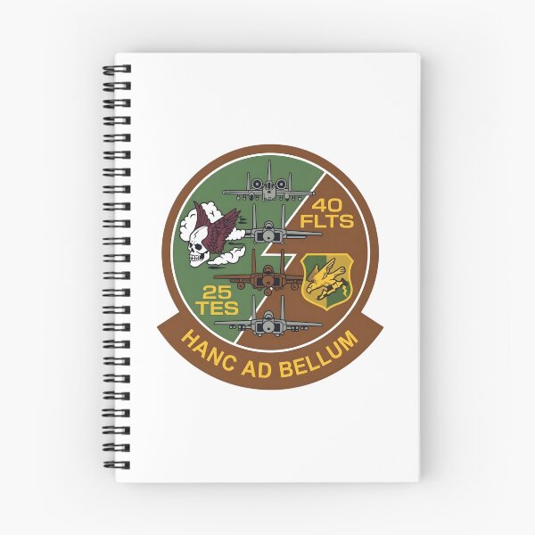 Item preview, USAF 40th FLTS & 25th TES Hanc Ad Bellum Flight Test Patch    designed and sold by CharlieDesings.