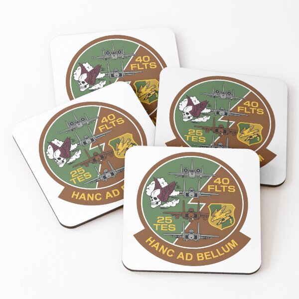 Item preview, USAF 40th FLTS & 25th TES Hanc Ad Bellum Flight Test Patch    designed and sold by CharlieDesings.