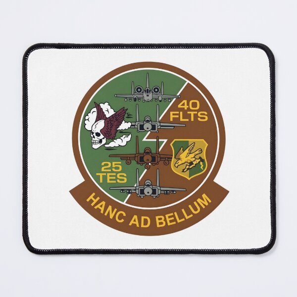 Item preview, USAF 40th FLTS & 25th TES Hanc Ad Bellum Flight Test Patch designed and sold by CharlieDesings.