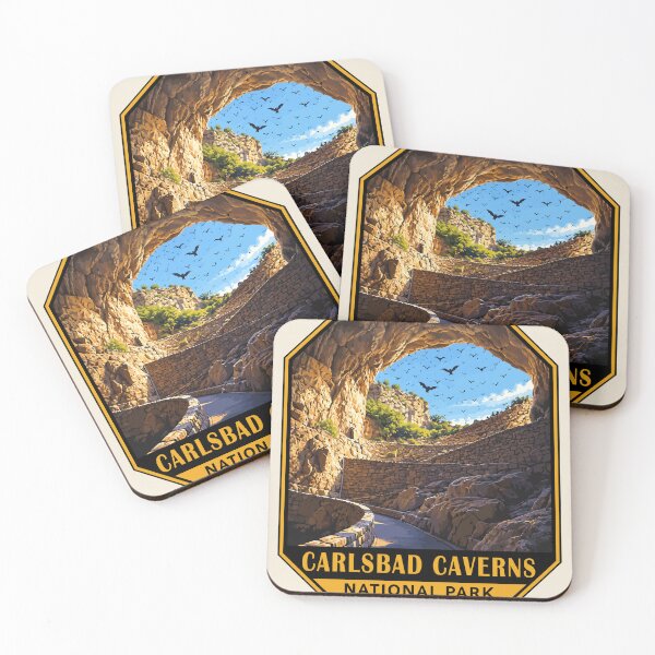 Artikelvorschau, Aufkleber für den Carlsbad Caverns Nationalpark in New Mexico entworfen und verkauft von Gideon Emmerich.