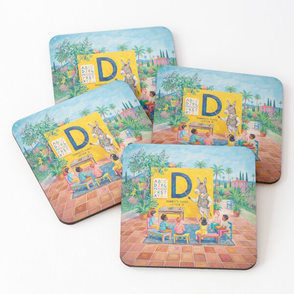 Item preview, Donkey Teaching The Alphabet designed and sold by Home Decor Art.