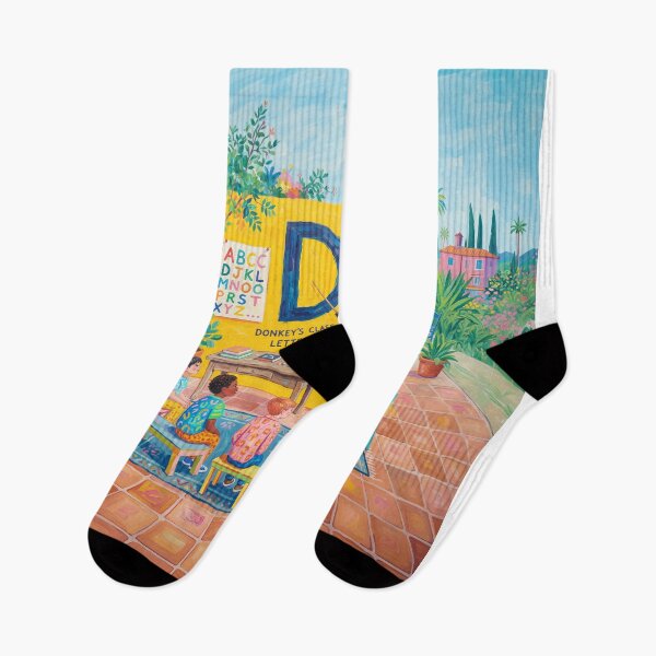 Item preview, Donkey Teaching The Alphabet designed and sold by Home Decor Art.