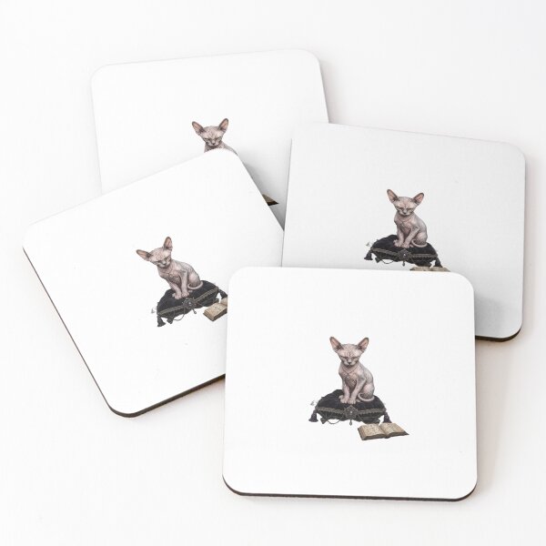 Artikelvorschau, Griesgrämige Sphynx-Katze, hexenhaft, gruselig, süß, gotisch, vertraut entworfen und verkauft von CoolCrazyChaos.
