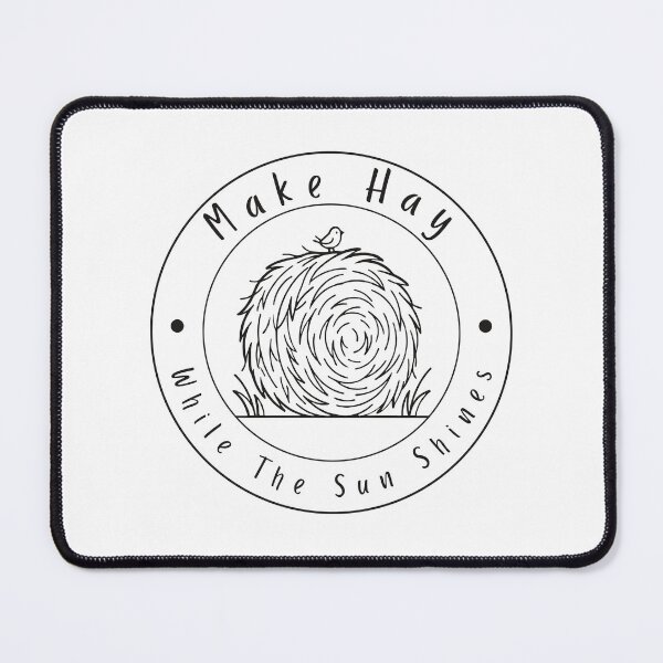 Item preview, Make Hay While The Sun Shines Hay Bale Bird Wisdom Circle designed and sold by HYPNK.