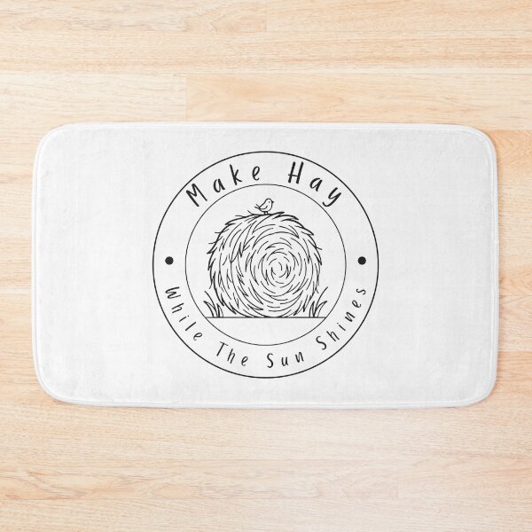 Item preview, Make Hay While The Sun Shines Hay Bale Bird Wisdom Circle designed and sold by HYPNK.