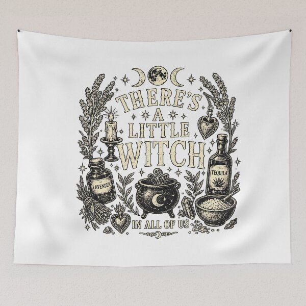 Item preview, There's a Little Witch In All of Us Comfort Colors Tee designed and sold by Taniyah Gomes.
