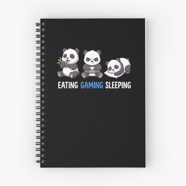 Item preview, Eating Gaming Sleeping Panda Zocker Gamer designed and sold by varioarts.