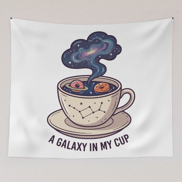 Item preview, A Galaxy In My Cup designed and sold by Amir Faysal.