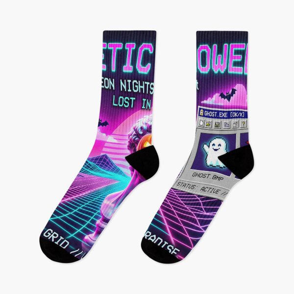Artikelvorschau, Ein Halloween im Vaporwave-Stil entworfen und verkauft von Solomon-Ent-144.