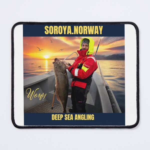Item preview, Soroya Norway Sea Fishing Angling Sunset Vintage Poster designed and sold by VersaStyles.