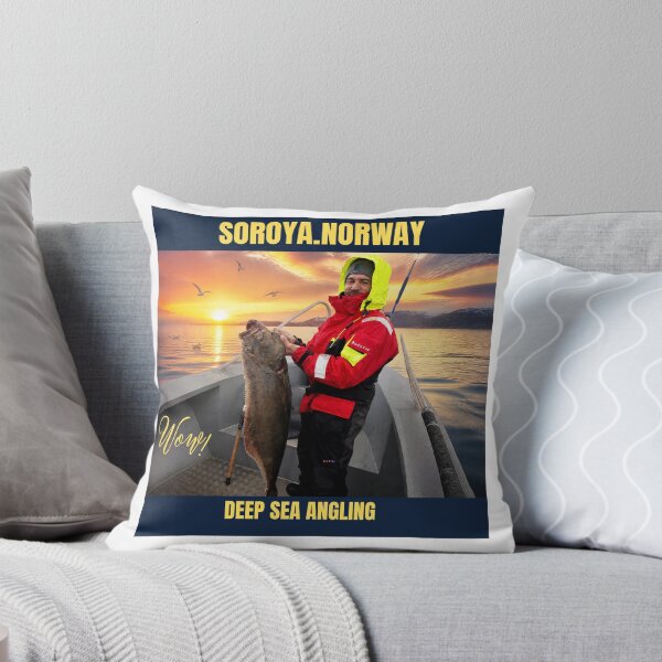 Item preview, Soroya Norway Sea Fishing Angling Sunset Vintage Poster designed and sold by VersaStyles.