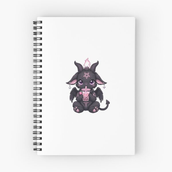 Item preview, Cute Baphomet Boba Tea Kawaii Pastel Goth Spooky designed and sold by CoolCrazyChaos.