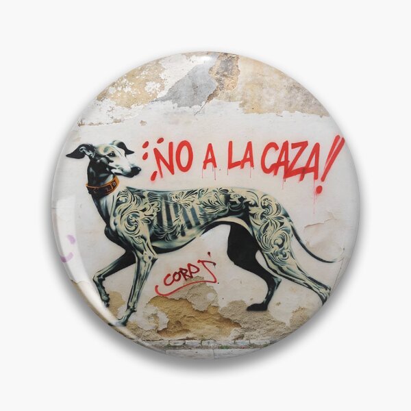 Item preview, GALOGO - Street Variations - No a la caza_01 designed and sold by GALOGO – Art for Sighthounds & Animal Welfare.