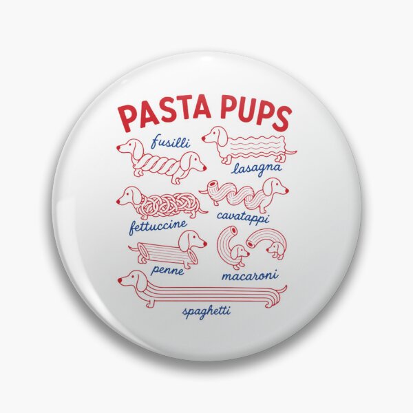 Item preview, Pasta Pups Funny Dachshund Design designed and sold by Fibi-studio.