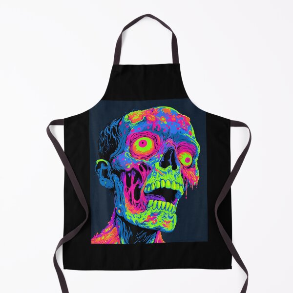 Item preview, Neon Zombie Horror Halloween Monster Art designed and sold by NoeValdric.