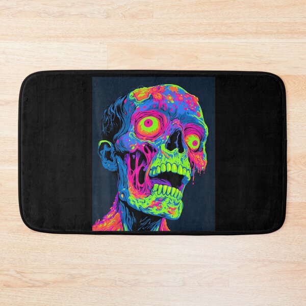 Item preview, Neon Zombie Horror Halloween Monster Art designed and sold by NoeValdric.