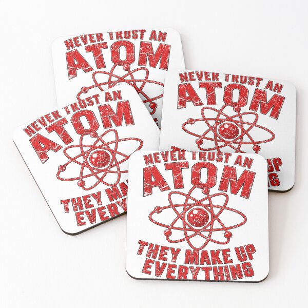 Item preview, Never-Trust-An-Atom-They-Make-Up-Everything-Vintage/Retro-Design designed and sold by aymmens.