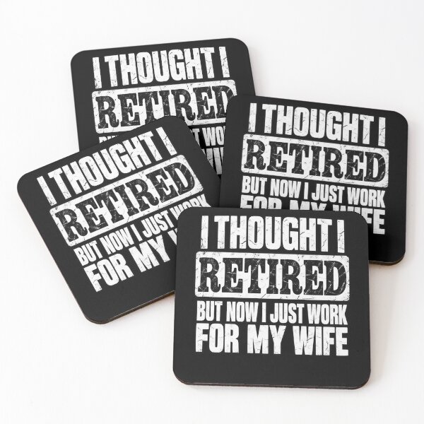 Item preview, Retirement Humor for Married Men designed and sold by ROUX-ART.