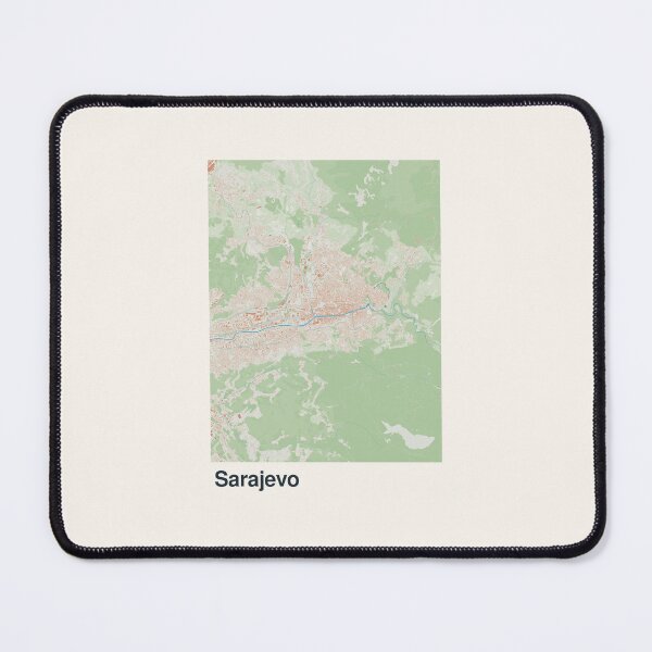 Item preview, Mapa minimalista de Sarajevo designed and sold by MapsNerd.