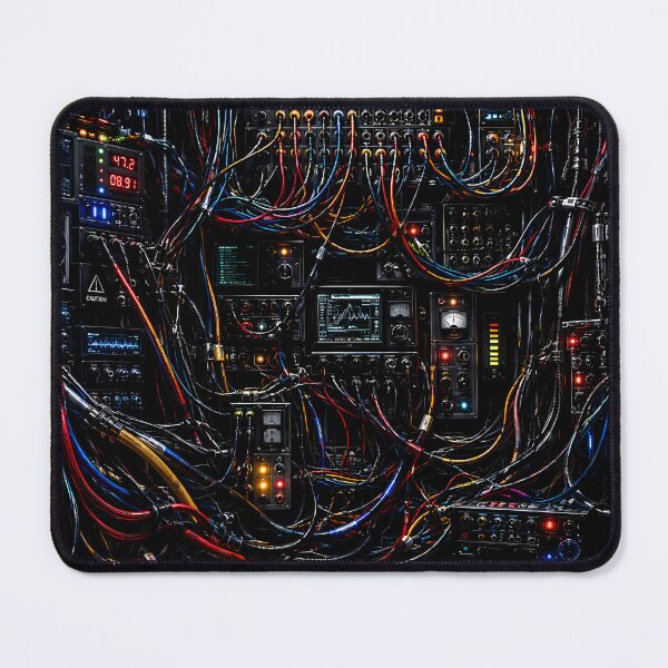 Item preview, Cyberpunk Server Room and Cables Art designed and sold by PORTE DE ESPERANCE.