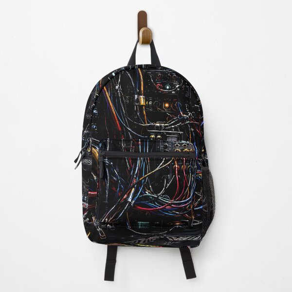 Item preview, Cyberpunk Server Room and Cables Art designed and sold by PORTE DE ESPERANCE.
