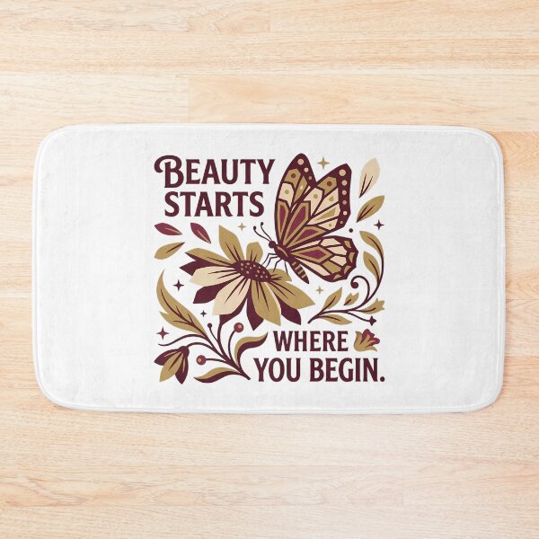 Item preview, Butterfly on Wildflower Folk Art Botanical Illustration designed and sold by SHOP-Corner.