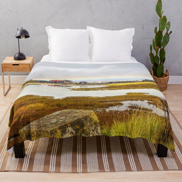 Item preview, Rainbow Over Walberswick Salt Marsh, Suffolk, England designed and sold by Paul Thompson Photography.