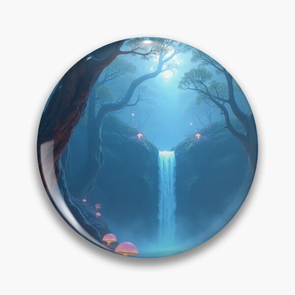 Item preview, Moonfall Sanctuary - Mystic Forest Waterfall designed and sold by nhk999.