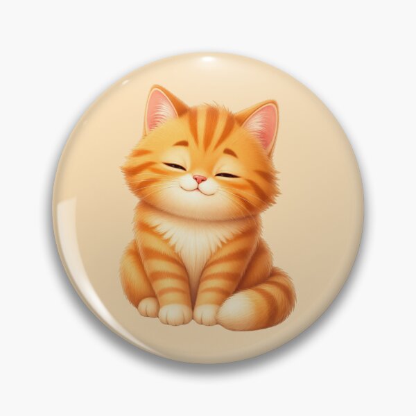 Item preview, Cute Ginger Kitty- Adorable Smiling Orange Tabby Cat- Cute Animal designed and sold by All About DigiCraft by Fedelina.