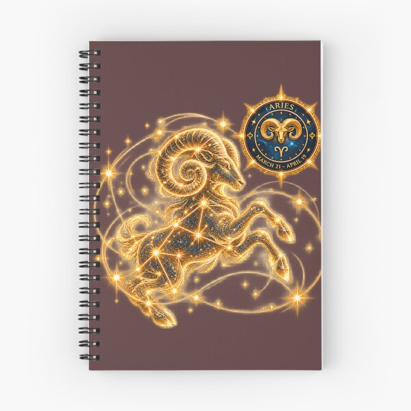 Item preview, Aries Zodiac March 21 - April 19 Constellation Vintage Astrological Design designed and sold by Glodtower.