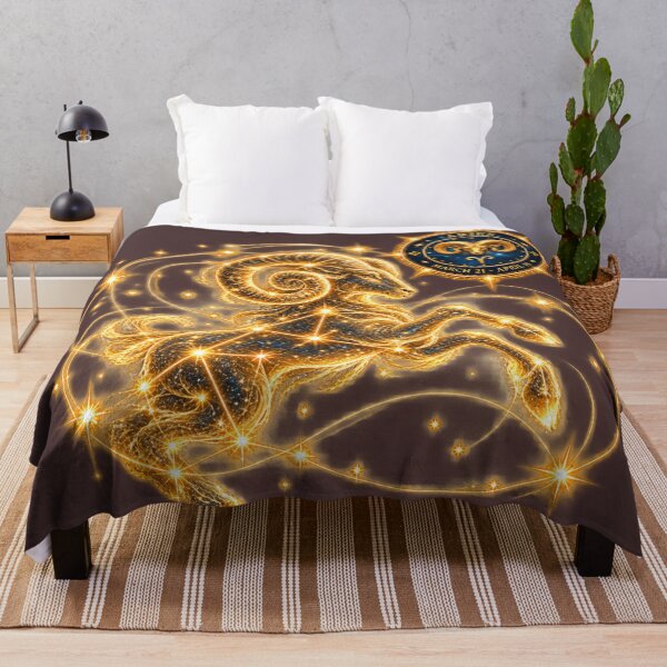 Item preview, Aries Zodiac March 21 - April 19 Constellation Vintage Astrological Design designed and sold by Glodtower.