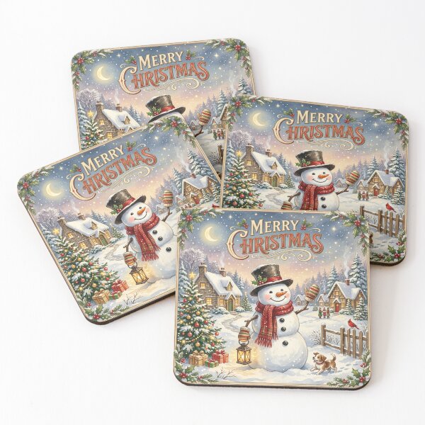 Item preview, Merry Christmas Cute Snowman designed and sold by Simplybe1.