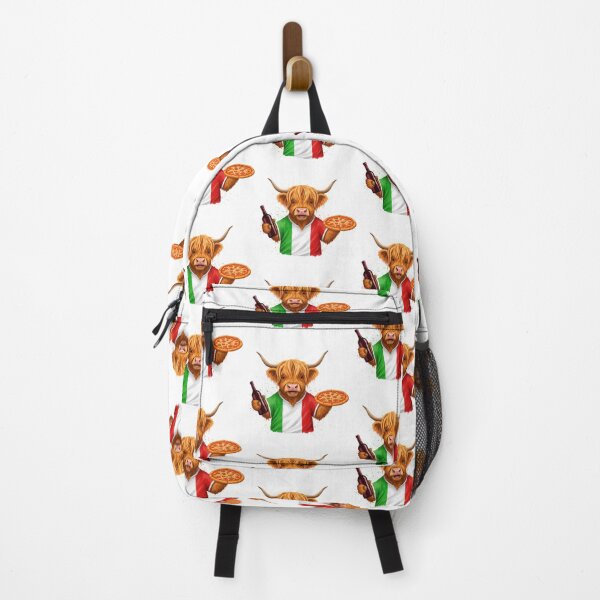 Item preview, Scottish Highland Cow in Italy Colorful Watercolor designed and sold by MaedK.