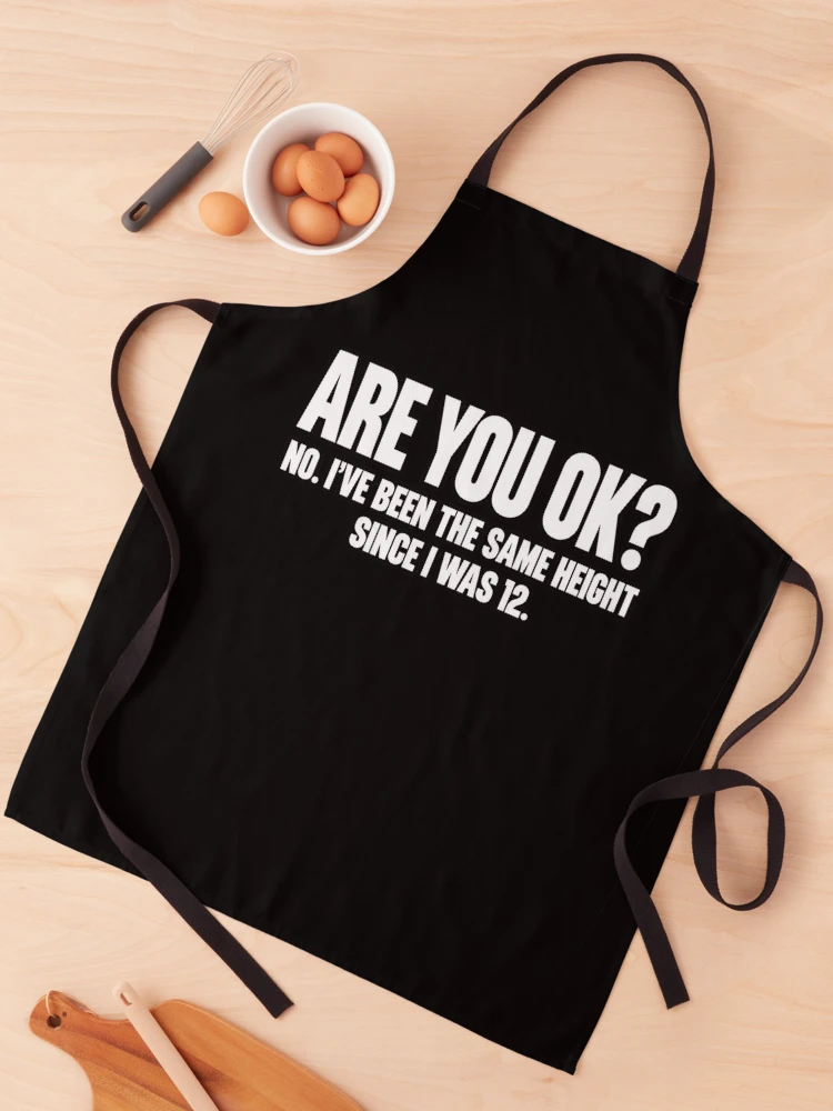 Thumbnail 1 of 6, Apron, Short People Height Humor designed and sold by ROUX-ART.